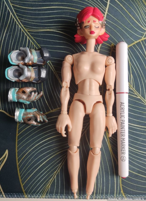 Return to Star Cliff Honey, нюд+обувь и перчатки