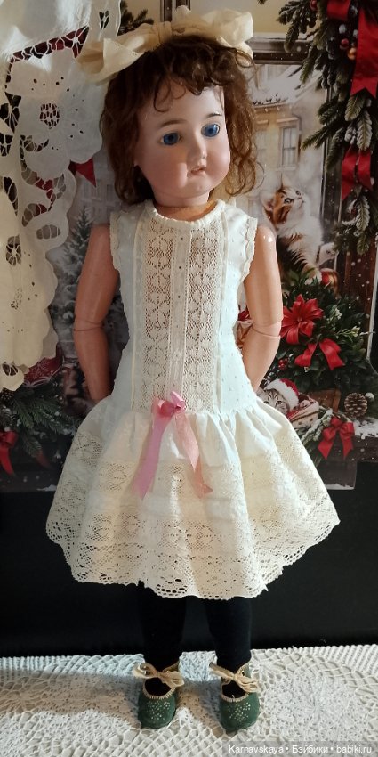 Комплект нижнего белья для антикварных кукол и реплик 58-70см роста