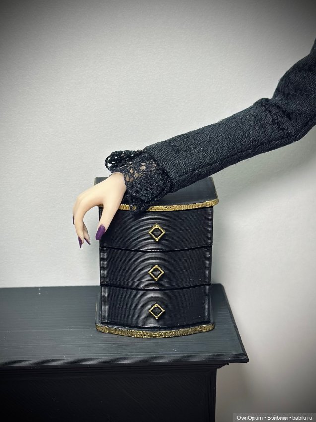 Шкатулка в виде комода (крафтовый коричневый) (фото 4)