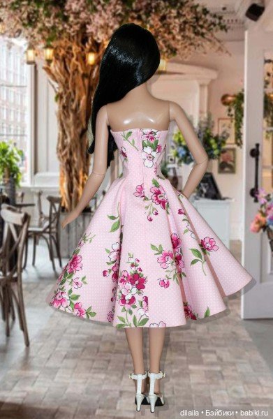 Выкройка PDF в натуральную величину / летнее платье и болеро для кукол Тайлер Тоннер 40 см (фото 3)