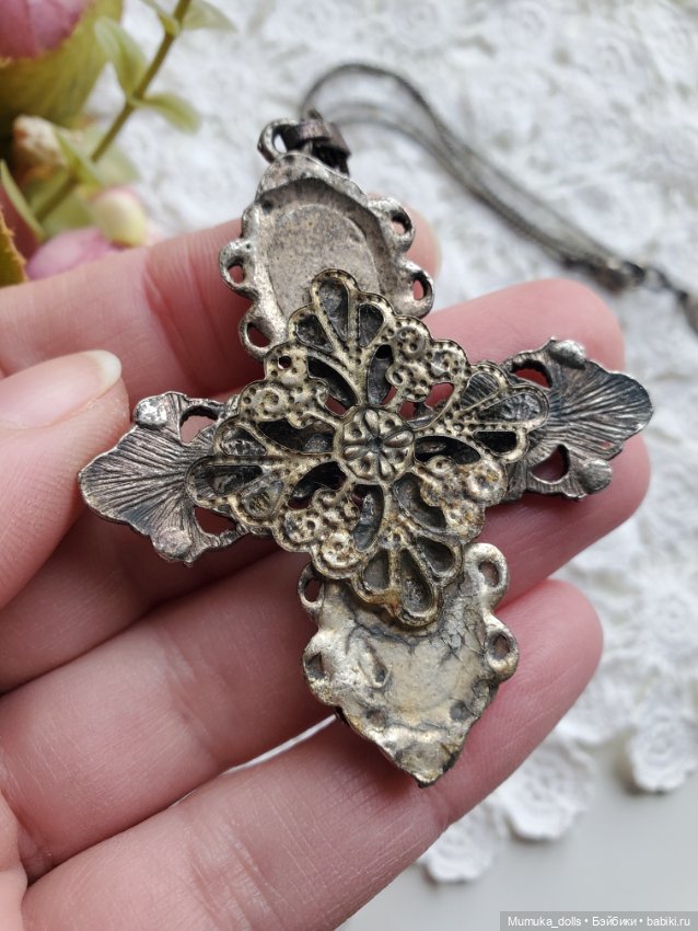 Винтажный крест Le baiser (фото 5)