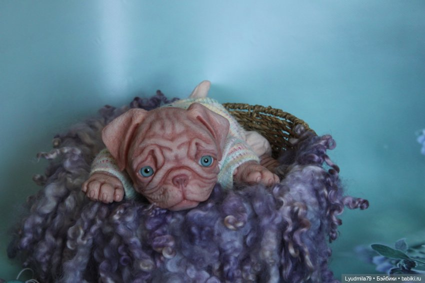 Монти реборн мопс (2) — Куклы реборн