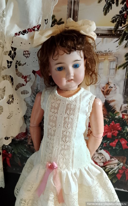 Комплект нижнего белья для антикварных кукол и реплик 58-70см роста (фото 6)