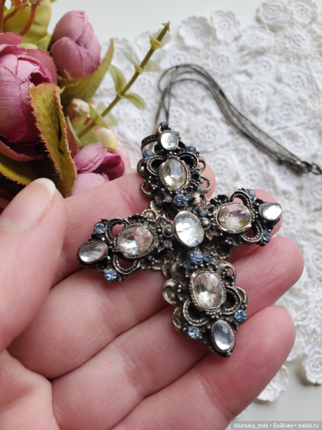 Винтажный крест Le baiser (фото 4)