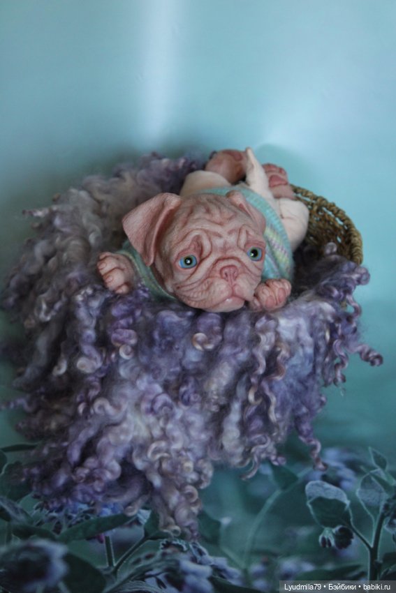 Щеночек мопс реборн Монти(1) (фото 5)