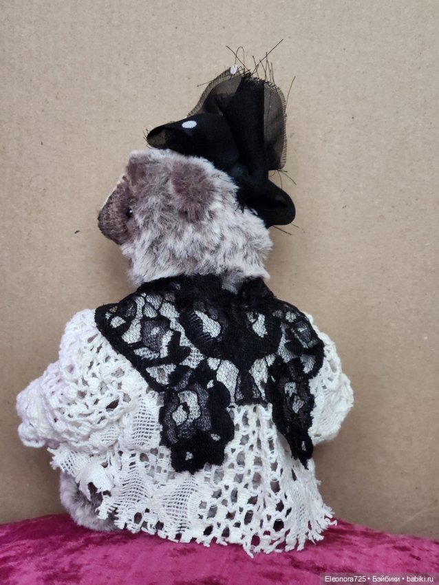 Элегантная Мишель🤍 — Авторские игрушки (фото 5)