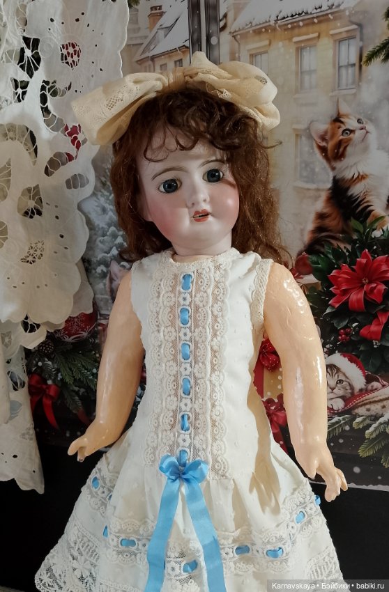 Комплект нижнего белья для антикварных кукол и реплик 54-60см роста (фото 2)