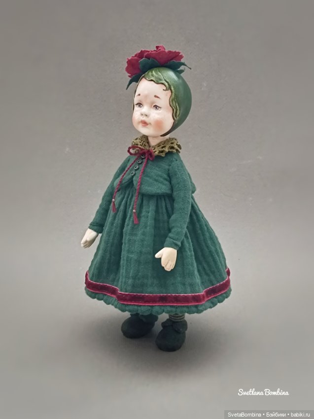 Пиончик. Кукла - цветочек (фото 2)