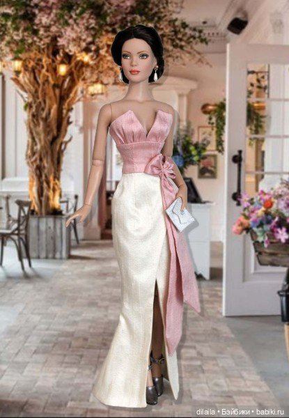 Выкройка PDF в натуральную величину / праздничное вечернее платье для кукол Тайлер Тоннер 40 см (фото 3)