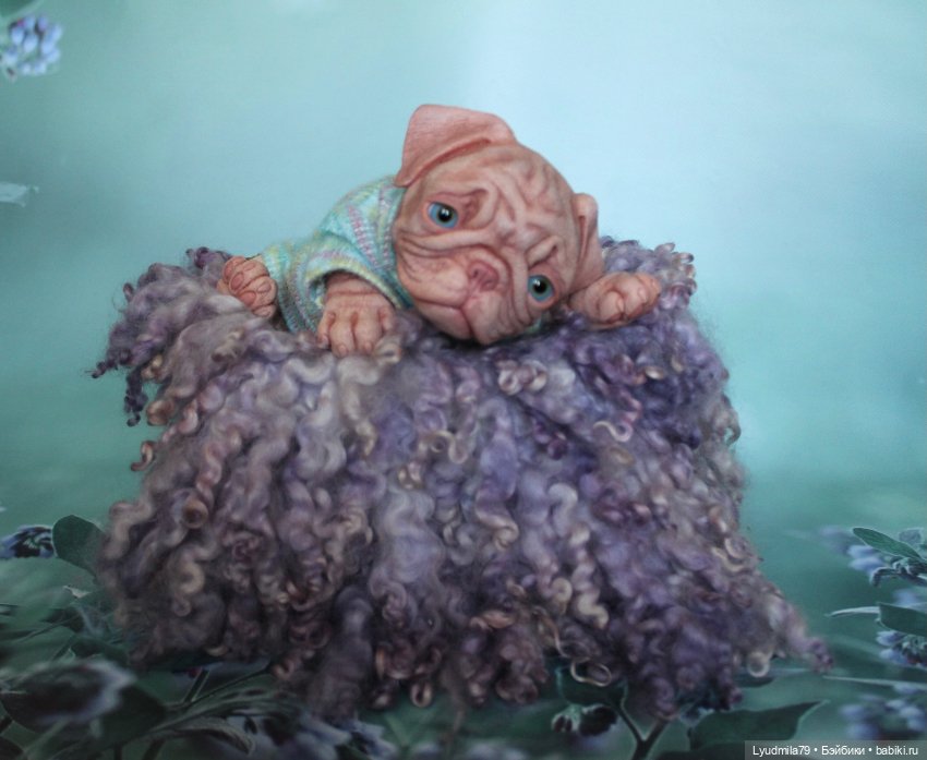 Щеночек мопс реборн Монти(1) (фото 3)