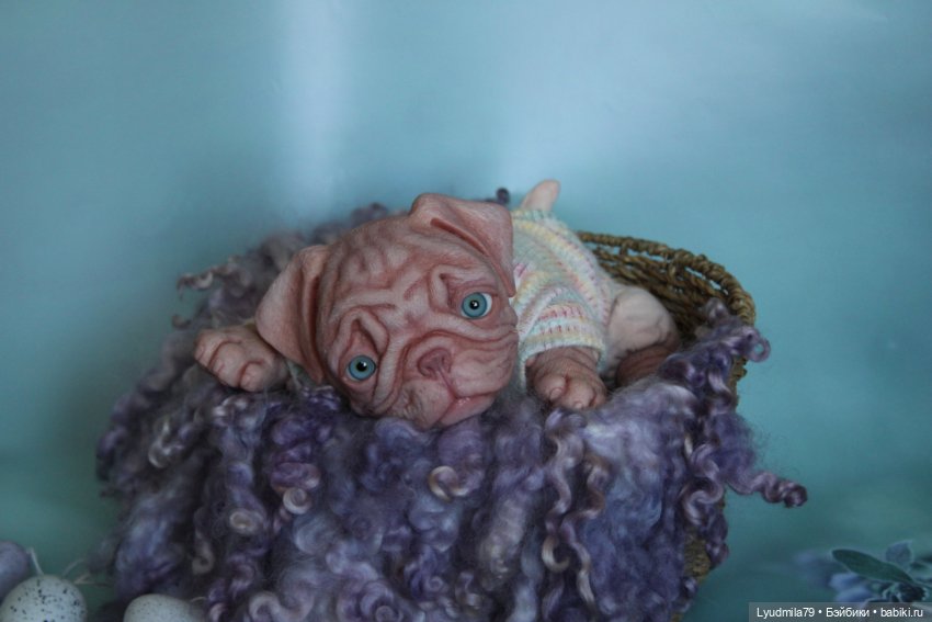 Монти реборн мопс (2) — Куклы реборн (фото 3)