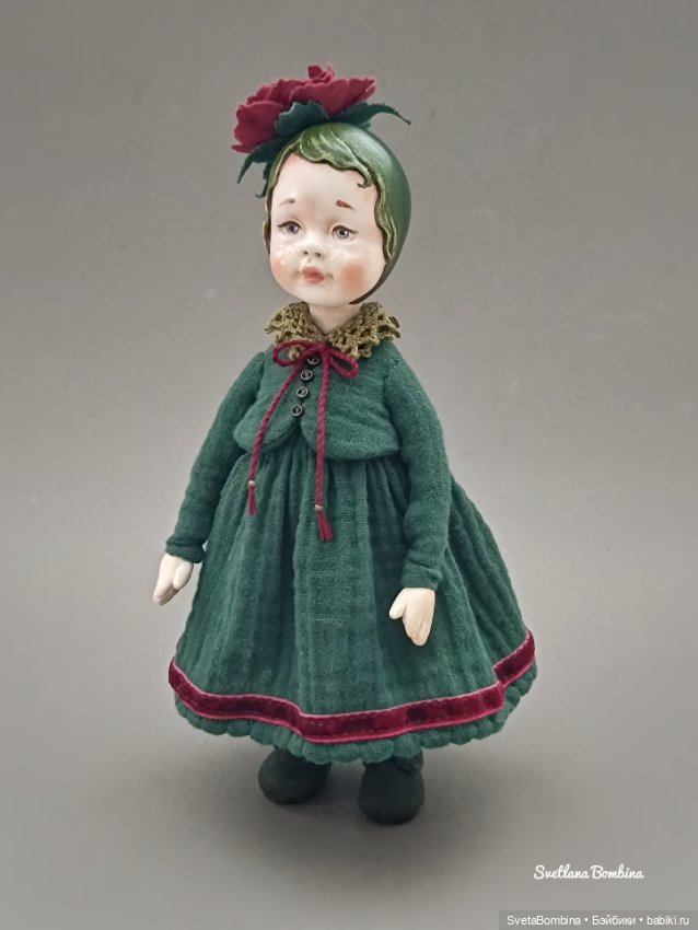 Пиончик. Кукла - цветочек (фото 4)