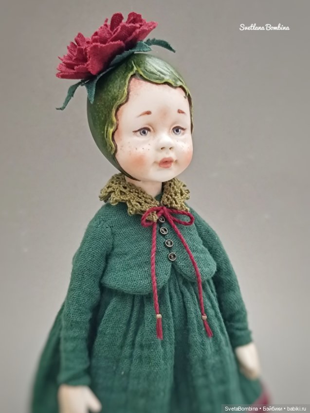 Пиончик. Кукла - цветочек (фото 5)