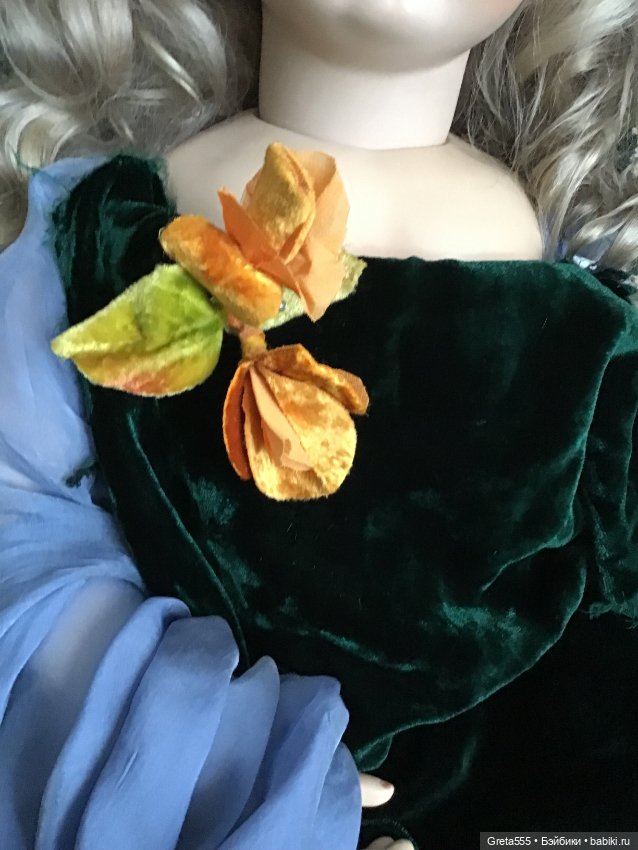 Старинная бутоньерка , Чехия , 60-е годы , новая (фото 4)