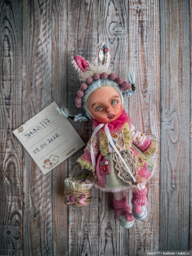 🐣 ООАК Пасхальный Кролик 🐰 (фото 6)