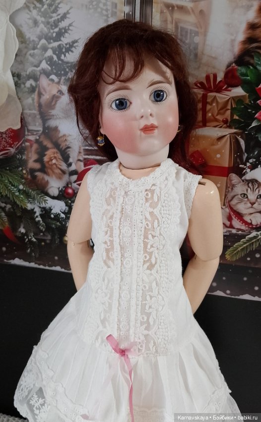 Комплект нижнего белья для антикварных кукол и реплик 44-48см (фото 10)