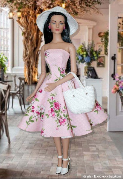 Выкройка PDF в натуральную величину / летнее платье и болеро для кукол Тайлер Тоннер 40 см (фото 2)