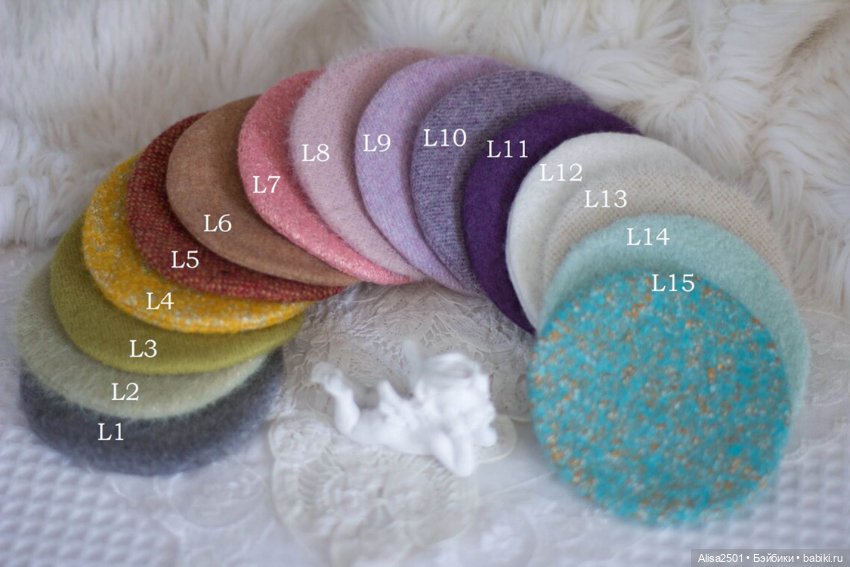 Беретки для MiniFee — Одежда для BJD (фото 3)