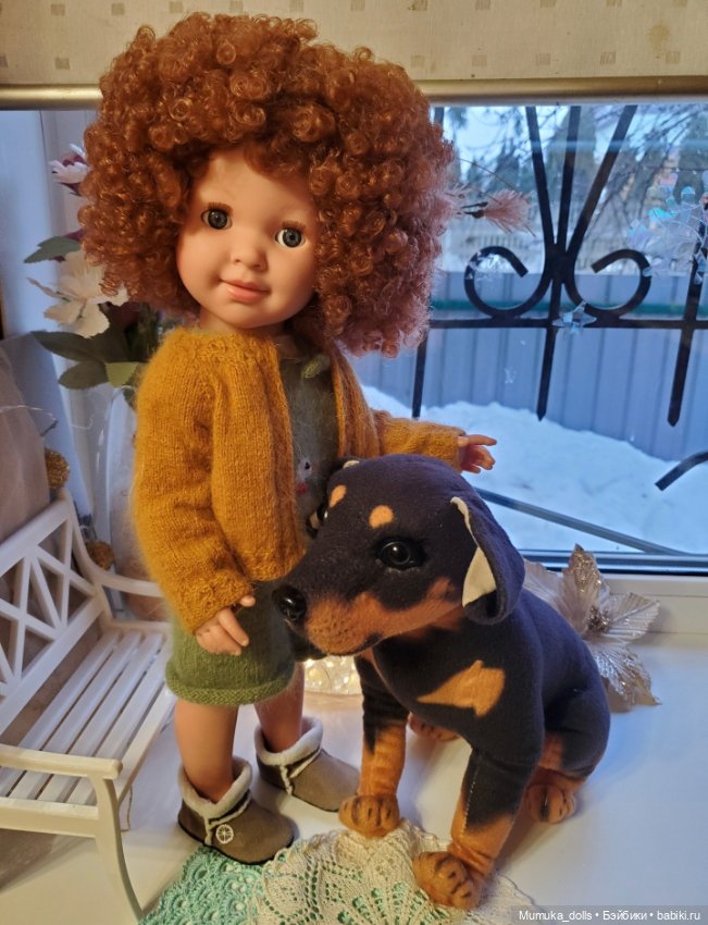 Собака и колготки ручной работы бесплатно