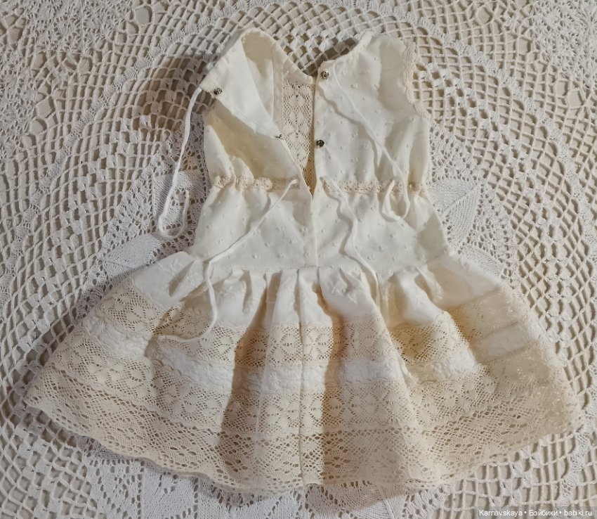 Комплект нижнего белья для антикварных кукол и реплик 58-70см роста (фото 8)