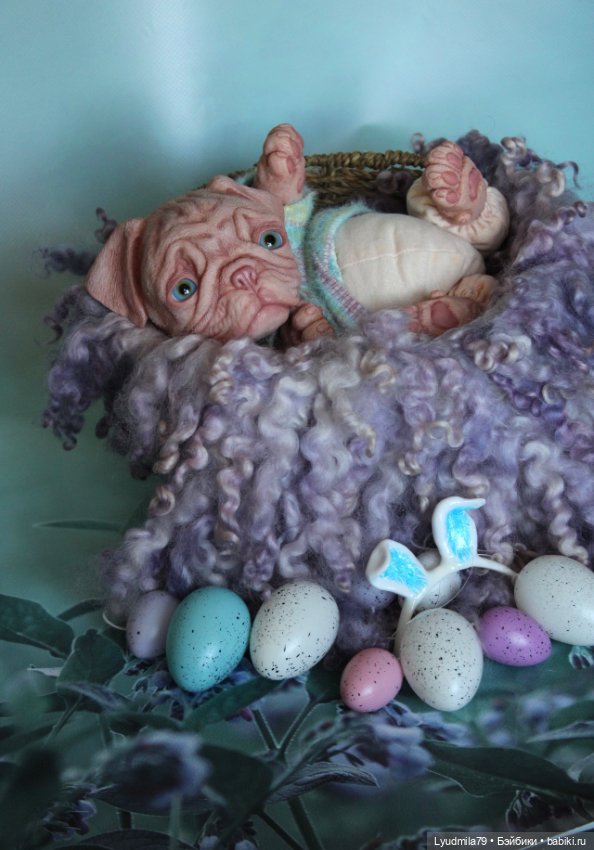 Щеночек мопс реборн Монти(1) (фото 2)