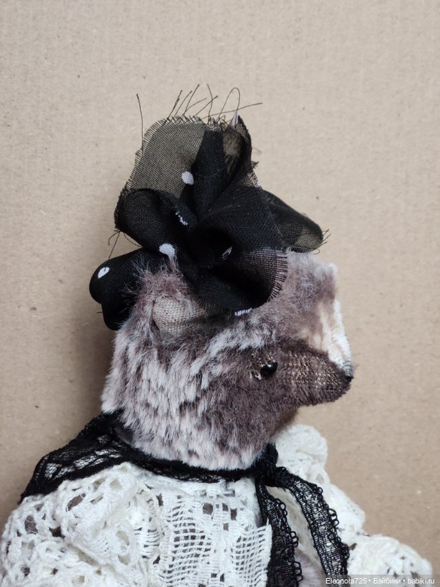 Элегантная Мишель🤍 — Авторские игрушки (фото 4)