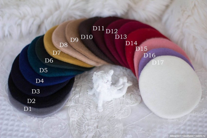 Беретки для MiniFee — Одежда для BJD (фото 5)