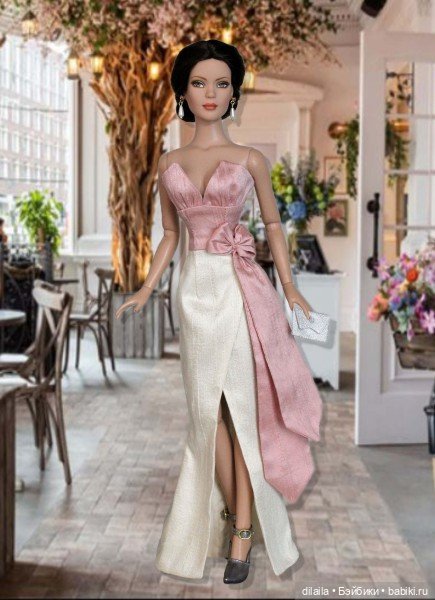 Выкройка PDF в натуральную величину / праздничное вечернее платье для кукол Тайлер Тоннер 40 см (фото 4)