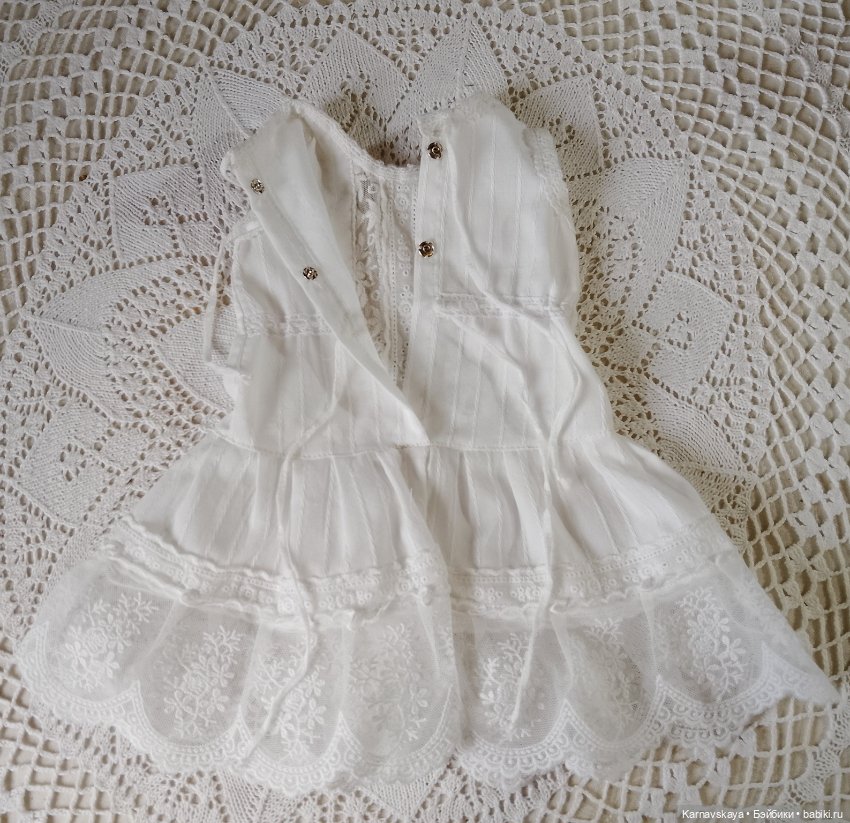 Комплект нижнего белья для антикварных кукол и реплик 44-48см (фото 3)