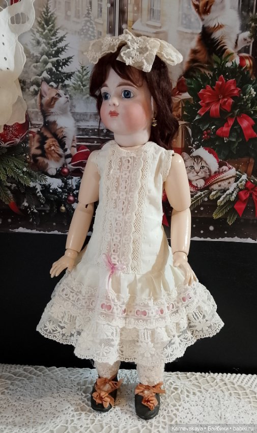 Комплект нижнего белья для антикварных кукол и реплик 43-46см