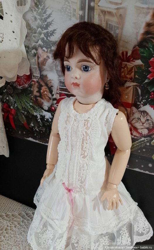 Комплект нижнего белья для антикварных кукол и реплик 44-48см (фото 6)