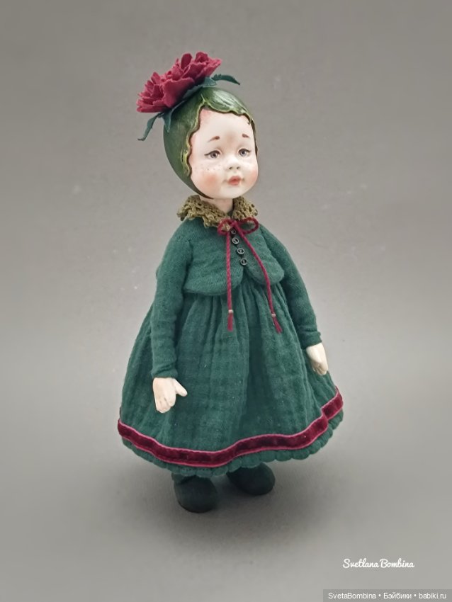 Пиончик. Кукла - цветочек (фото 3)