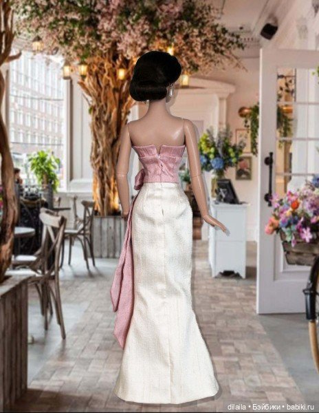 Выкройка PDF в натуральную величину / праздничное вечернее платье для кукол Тайлер Тоннер 40 см (фото 5)