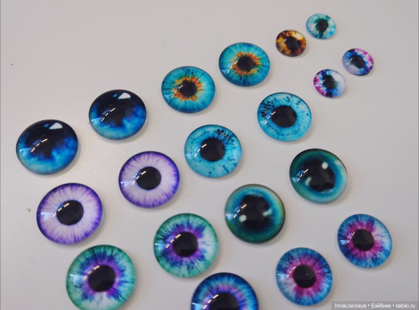 Глаза для игрушек сет — Глаза для кукол (фото 4)