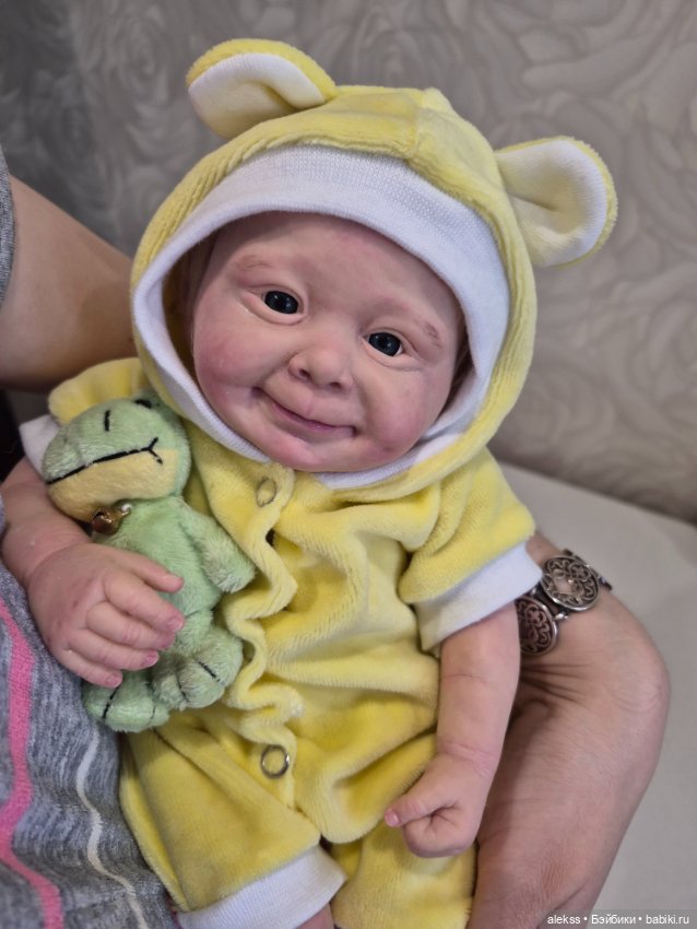 Авторская силиконовая кукла на мягком теле (фото 6)