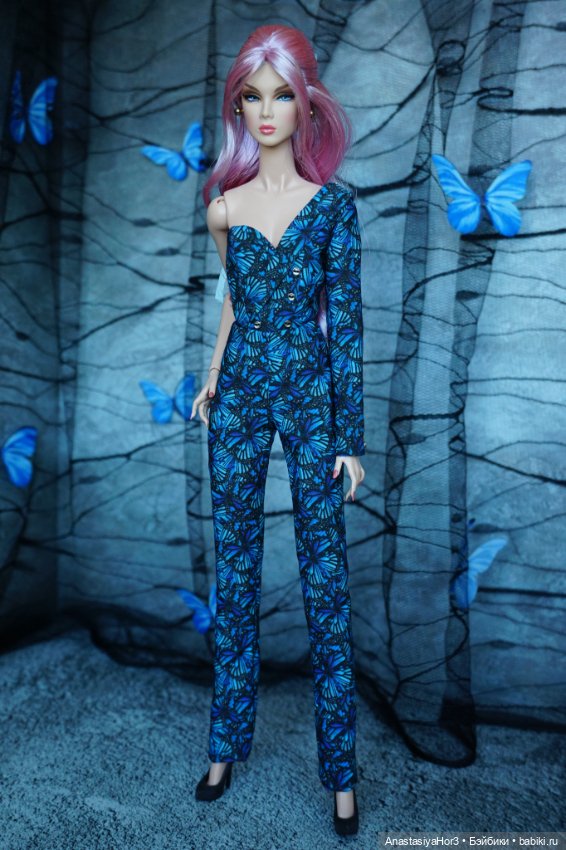 Асимметричный комбинезон для NuFACE (Integrity Toys) (фото 3)