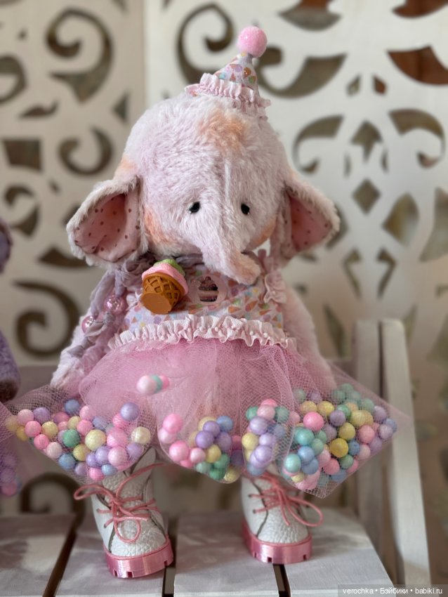 Слоник тедди — Авторские игрушки (фото 4)