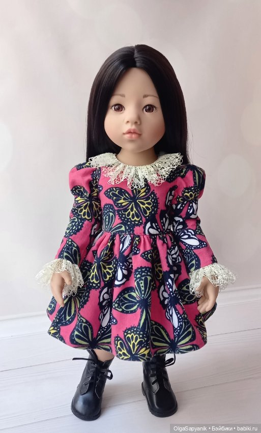 Платья из микровельвета " Бабочки" (фото 3)