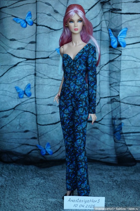 Асимметричный комбинезон для NuFACE (Integrity Toys) (фото 8)