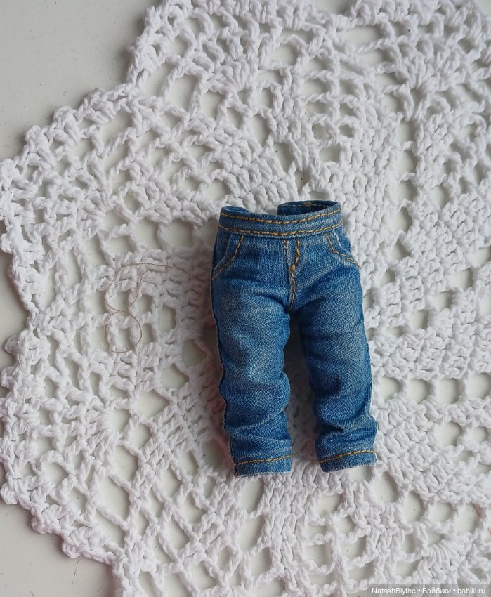 Джинсы на обитсу11 — Одежда для кукол (фото 4)
