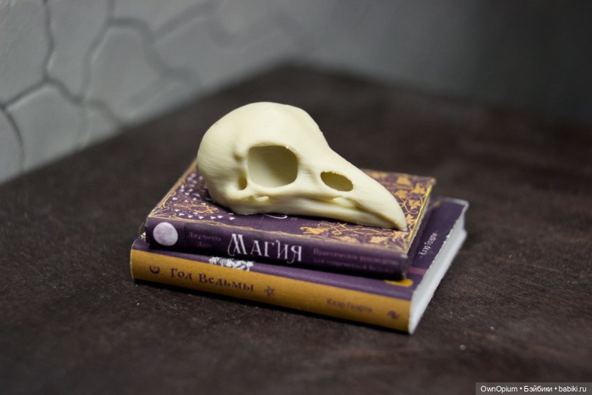 Череп ворона для 1/6 — Миниатюра для кукол