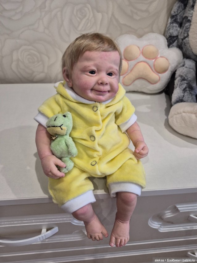 Авторская силиконовая кукла на мягком теле