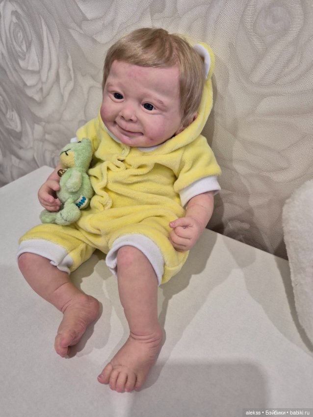 Авторская силиконовая кукла на мягком теле (фото 2)