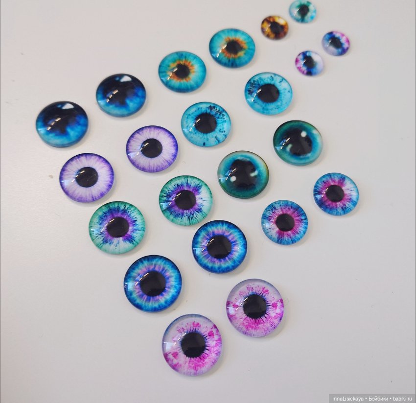 Глаза для игрушек сет — Глаза для кукол (фото 2)