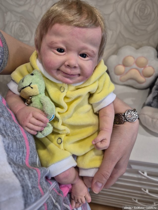 Авторская силиконовая кукла на мягком теле