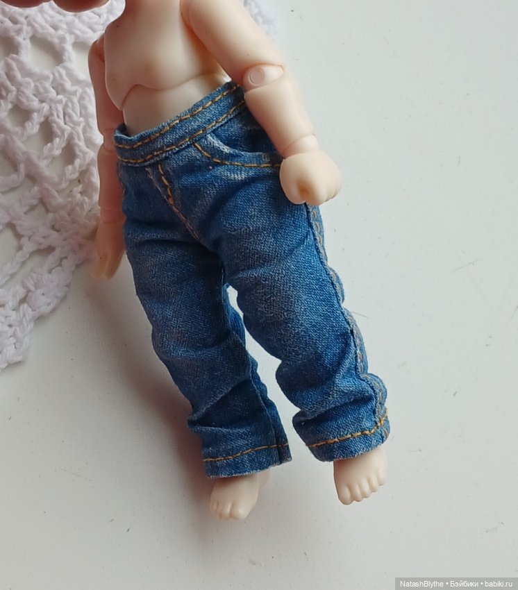 Джинсы на обитсу11 — Одежда для кукол