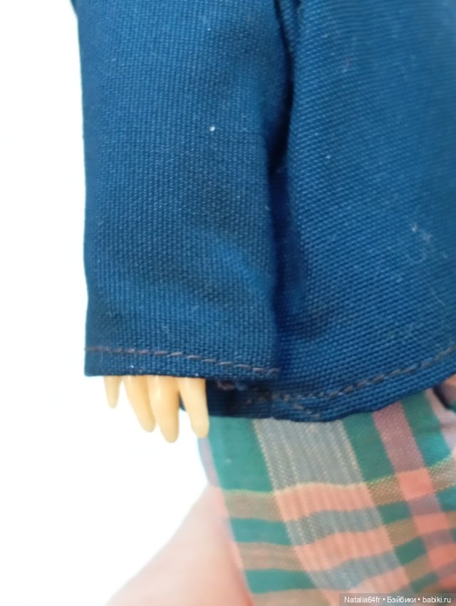 Кукла из Франции первая половина прошлого века Голова -папье Маше Тело набито соломой (фото 7)