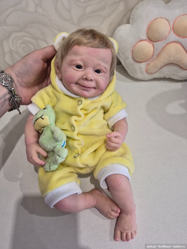 Авторская силиконовая кукла на мягком теле (фото 9)