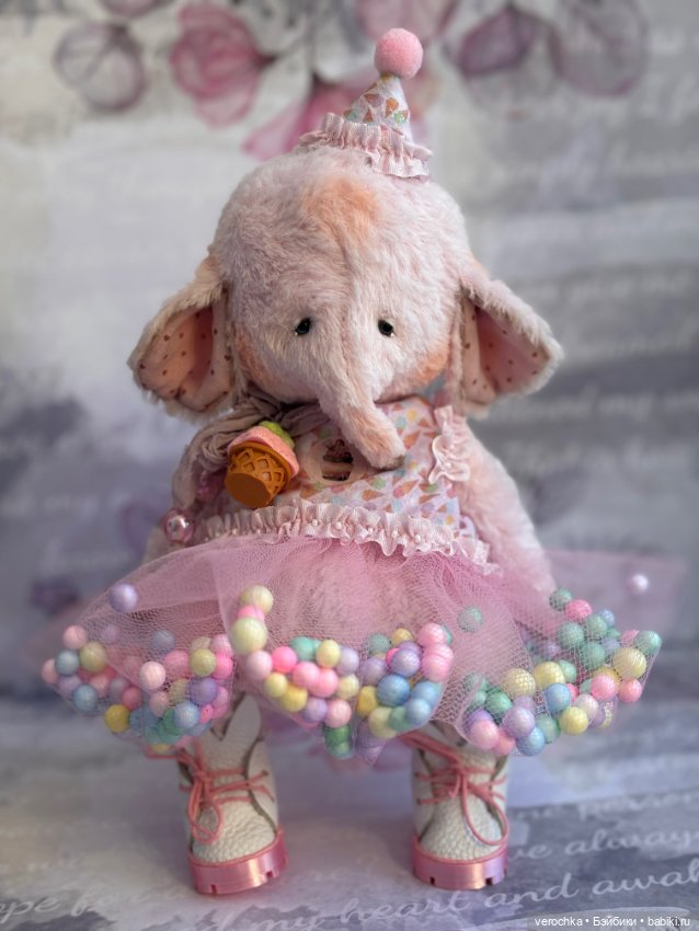 Слоник тедди — Авторские игрушки