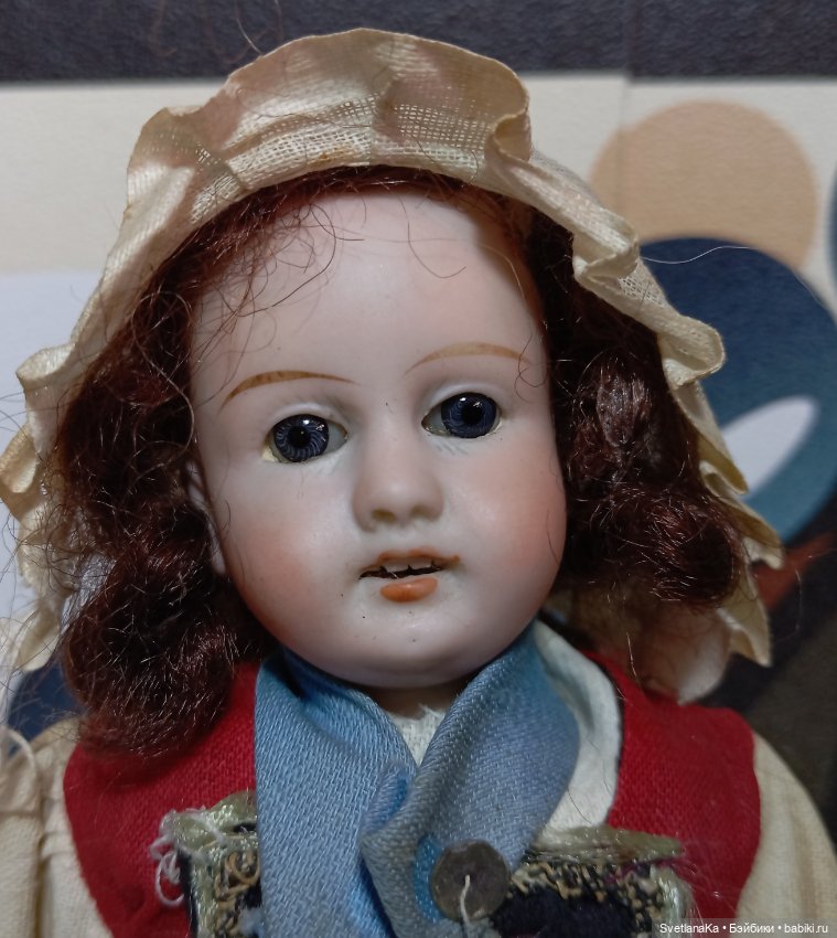 Антикварная кукла от Gebruder Kuhnlenz,молд 44-17 (фото 4)